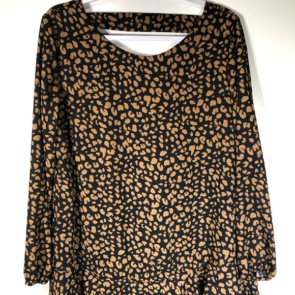 Buddy Love Leopard Print Dress Comfort Boho - Picture 5 of 13